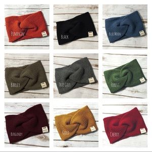 Soloma twisted ear warmers